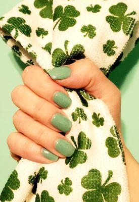 TLO's St.Patty's 2022 SNS Powder Manicure