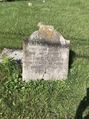 Tombstone of 2 young brothers, hence the lamb.