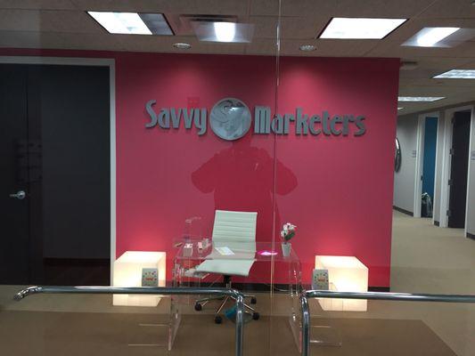 Entrance to Savvy Marketers!