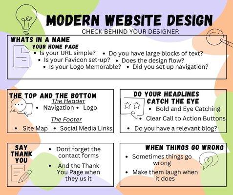 Web Design Infograph