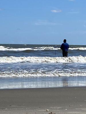 surf fishing