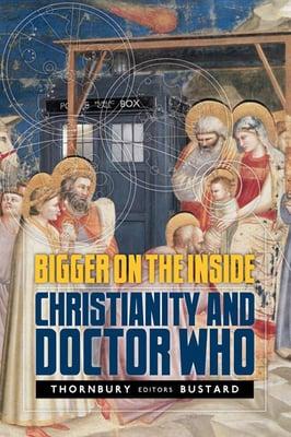 Book cover design for "Bigger on the Inside: Christianity and Doctor Who"