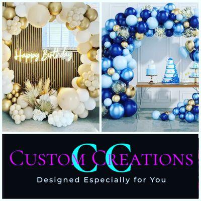 Custom Creations specializes in Event planning and decor. We also specialize in event retails and inflatables.