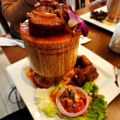 Pork mofongo