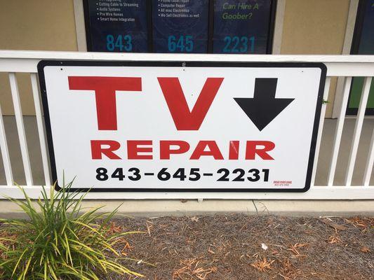 Repaired televisions