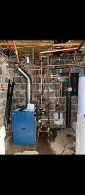 New gas boiler in Washington dc