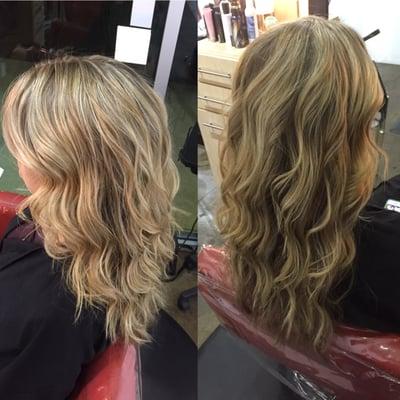 Highlight, lowlight, cut and style by Ruthie Caroline