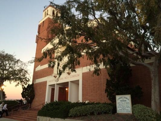 Front of church. Closest Catholic church to LAX.