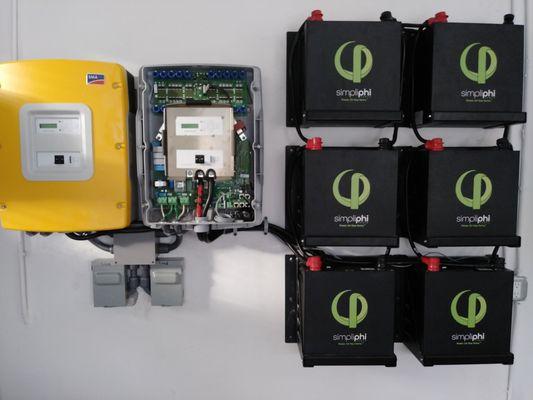 SMA & SimpliPhi Battery Back-Up System