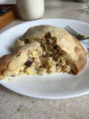 Breakfast Pasty interior