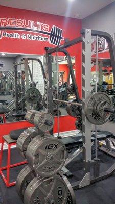 Smith Machine and Weight Plates