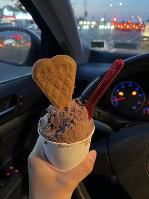 Small Ferrero Rocher gelato