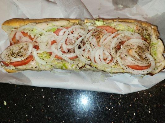 Turkey hoagie