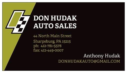 Don Hudak Auto Sales