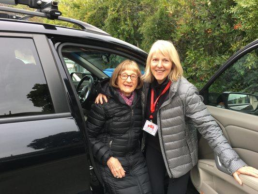 The Orinda Association's Seniors Around Town program has volunteers drive our seniors!