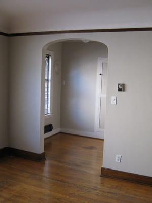 Arches between rooms