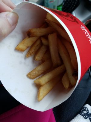 Fries, hot, crisp & perfect