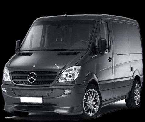 Luxury Vans and Sprinters available for group transfers, group transportation and event transportation.