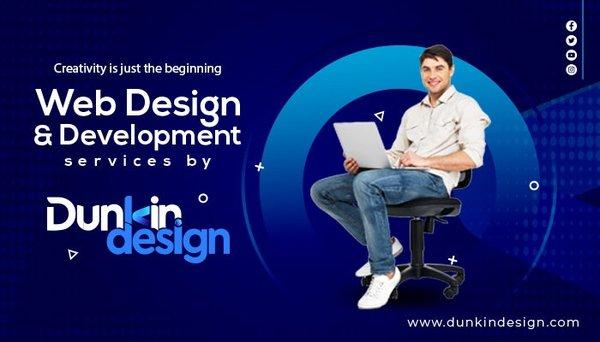 Web Design and Development services by Dunkin Design.