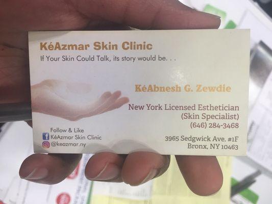 It's all about happiness with full service and satisfying you with KéAby's KéAzmar Skin Clinic