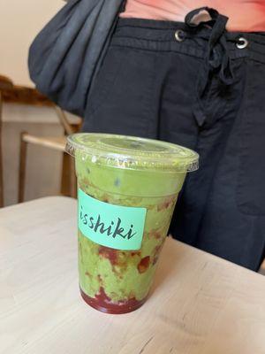 Strawberry Matcha Latte