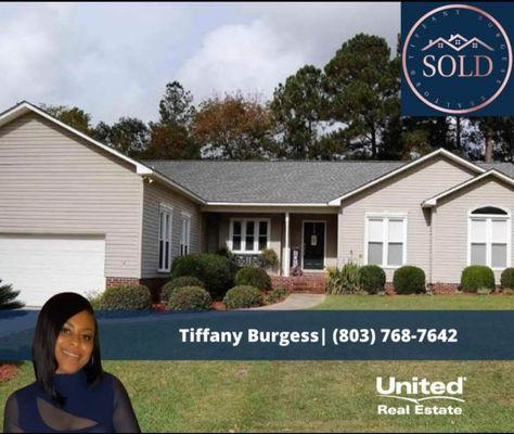 This beautiful home was sold in Newberry SC to a beautiful family. They were first-time homebuyers.