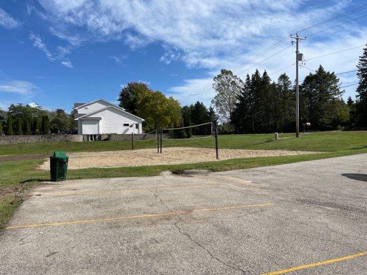 Sand volleyball courts