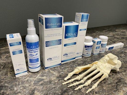 In addition to our foot and ankle services, Front Range Podiatry offers many hard to find products foot health products.