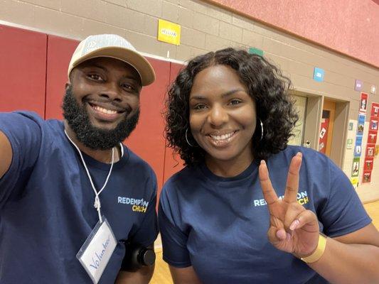 Serving at Forest Ridge Elementary School Spring Carnival