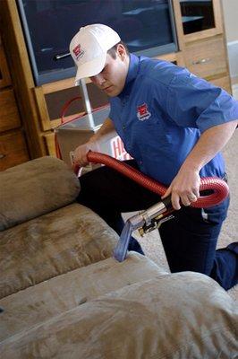 Heaven's Best upholstery cleaning can make your couch, sofa, love seat or chairs look new again.