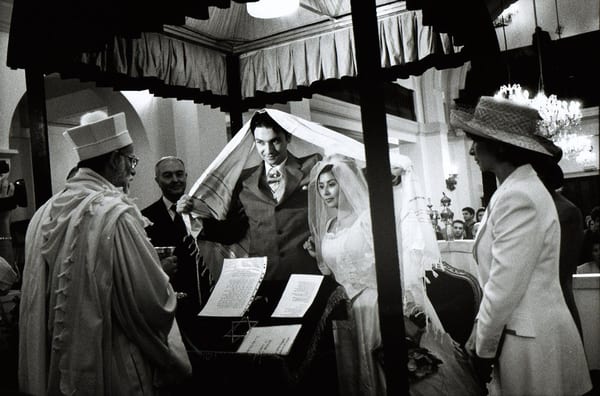 Orthodox Jewish wedding in the suburbs of Paris, France 2010