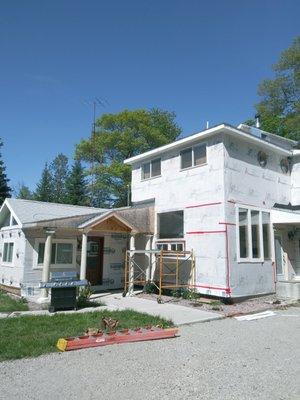 Before cedar shake siding.