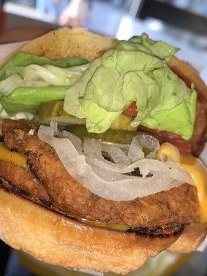 Vegan Double Cheeseburger