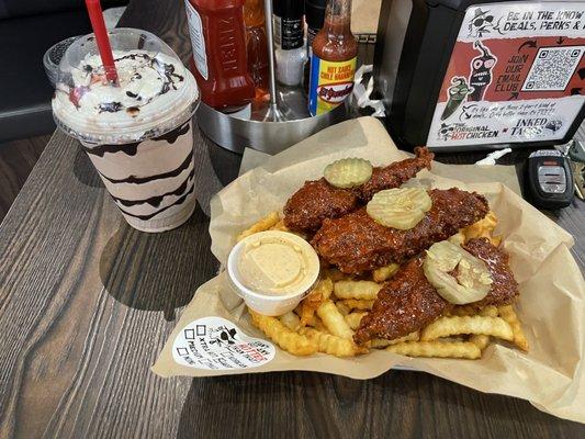 3pc Hot Chicken Tender Combo