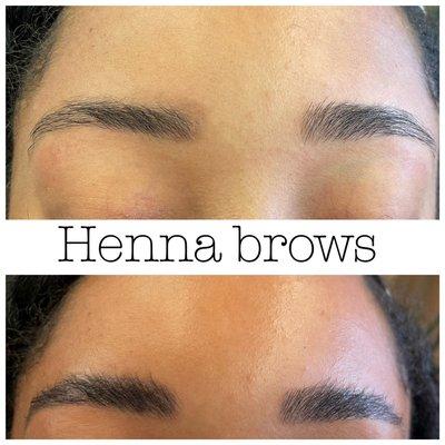 Henna brows for our beautiful client