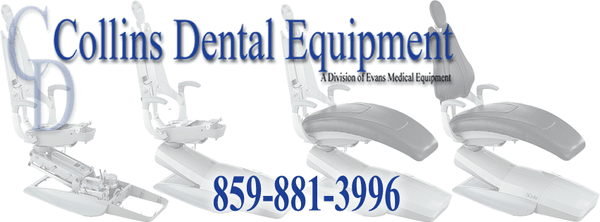 Collins Dental Equipment is located in Nicholasville, KY and provides quality Pre-Owned and Refurbished Dental Chairs and Equipment.