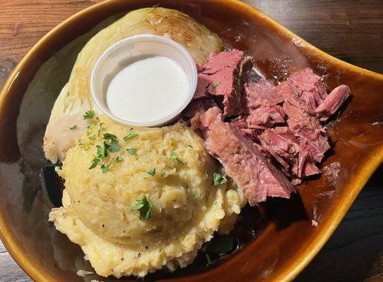 Corned beef and cabbage