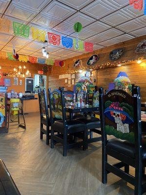 Interior of the Phillips, WI restaurant