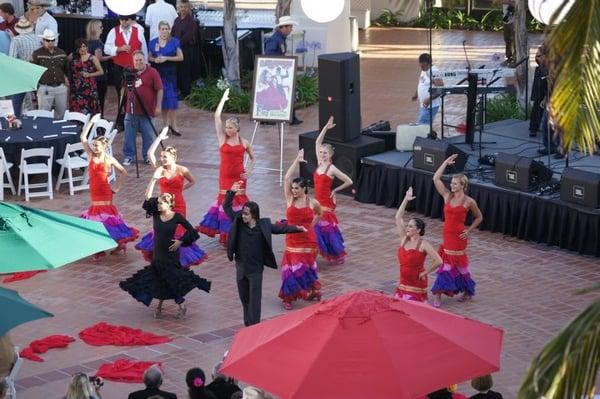 Zermeno Dance Academy's Company performing with Ryan Zermeno at the 2012 El Recepcion del Presidente at Fess Parker Resort.