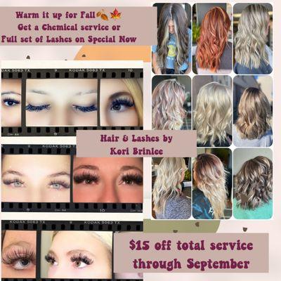 Hair and lashes by Kori brinlee