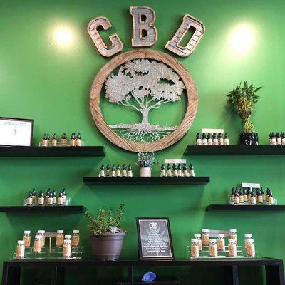 CBD Oils, Bev additives, lotions, pain creams to help relief pain and inflammation.