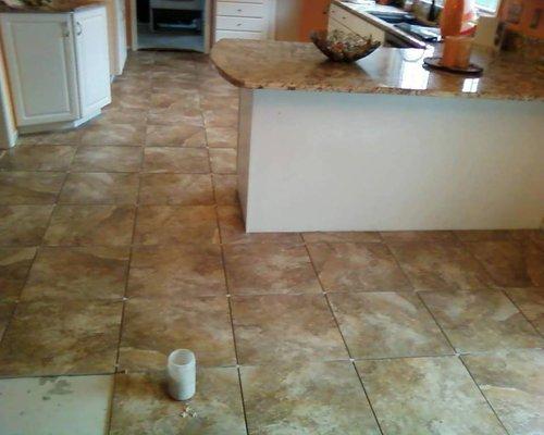 Tile floor installation in Orlando, FL