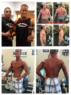 Steve Whitman's first time placing in a physique competition after working with Master Trainer Coach Powell42.