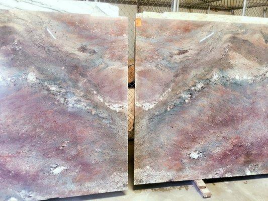 Fire Bordeaux Granite  Book match slabs  #CSMG#SF