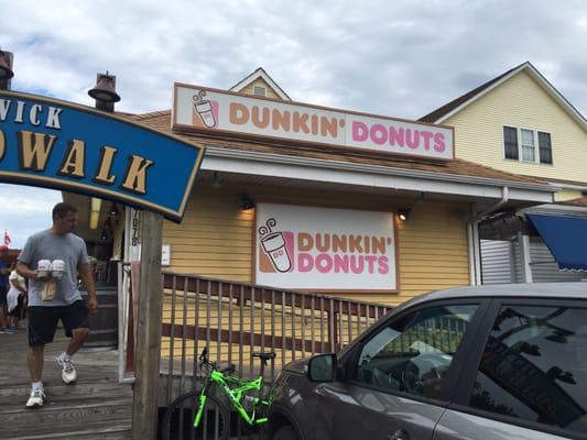 This Duncan Donuts is hidden beside Viking Golf right off the intersection of Route 54 and Route 1 in Ocean City!