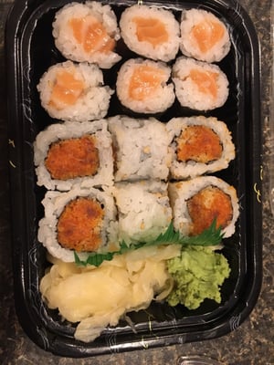 Salmon roll & Spicy Tuna roll...not too exciting...