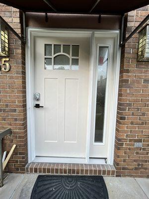 New door w/frame install