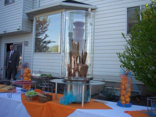 Outdoor Chocolate Fountain