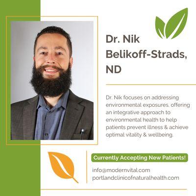 Dr. Nik Belikoff-Strads, ND  Naturopathic Doctor