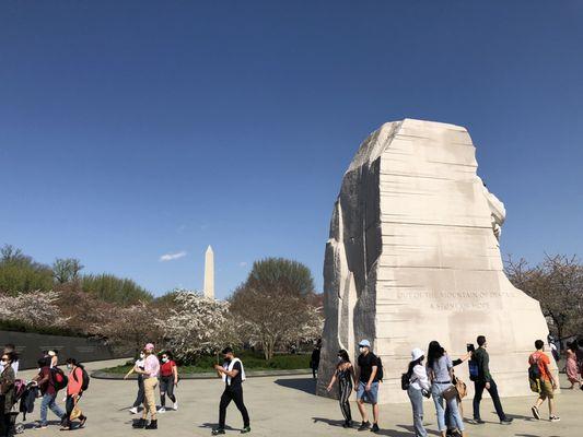 So beautiful, inspirational and peaceful at the MLK, Jr. memorial